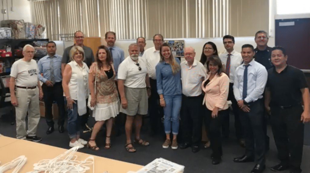 Chino Rotary Club Visits the Chino CARE Closet for the CVUSD