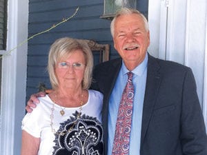 Dave and Charlene King from Isaiah's Rock and the Chino Rotary Club